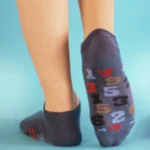 Lyhytvartiset puuvillasukat 2 pr pkt Finnwear Raitanumerot