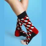 Ohuet puuvillasukat Happy Socks Optiset 2