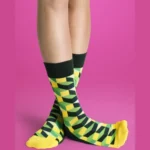 Ohuet puuvillasukat Happy Socks Optiset 4