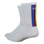 Pyöräilysukat DeFeet Levitator Lite Hi Top World Champ