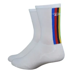 Pyöräilysukat DeFeet Levitator Lite Hi Top World Champ