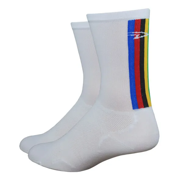 Pyöräilysukat DeFeet Levitator Lite Hi Top World Champ Pyöräilysukat DeFeet Levitator Lite Hi Top World Champ