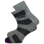 Ohuet puuvillasukat 2 pr pkt Puma Raita