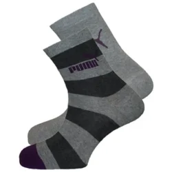 Ohuet puuvillasukat 2 pr pkt Puma Raita
