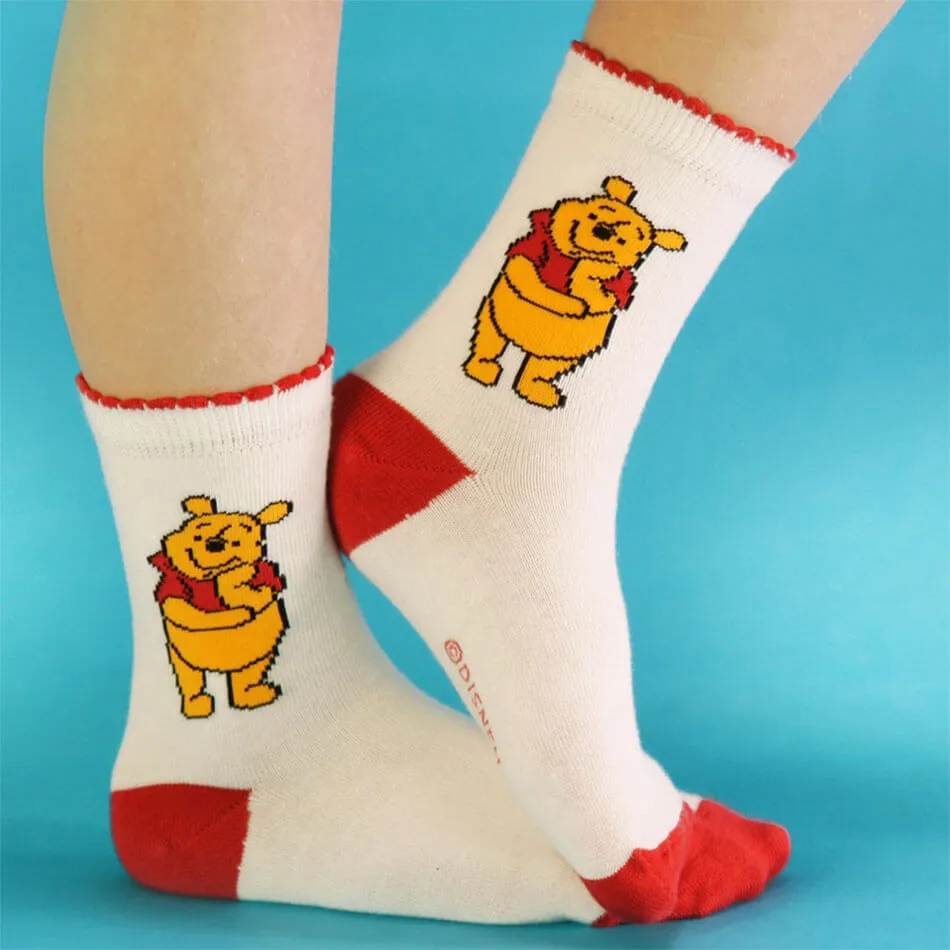 Ohuet puuvillasukat Finnwear Onnellinen Nalle Puh Ohuet puuvillasukat Finnwear Onnellinen Nalle Puh