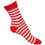 Ohuet puuvillasukat Tesema Raitasukat 2