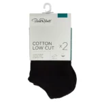 Varrettomat puuvillasukat 2 pr pkt Pierre Robert 2