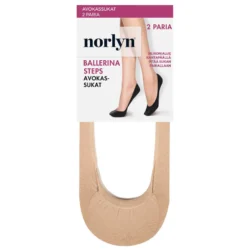 Avokassukat 2 pr pkt Norlyn Ballerina Stepsit