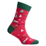 Ohuet merinovillasukat GreenGo Joulusukat 1