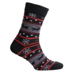 Ohuet merinovillasukat GreenGo Joulusukat