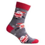 Ohuet merinovillasukat GreenGo Joulusukat 2