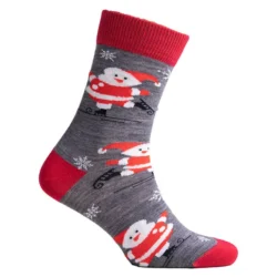 Ohuet merinovillasukat GreenGo Joulusukat 2