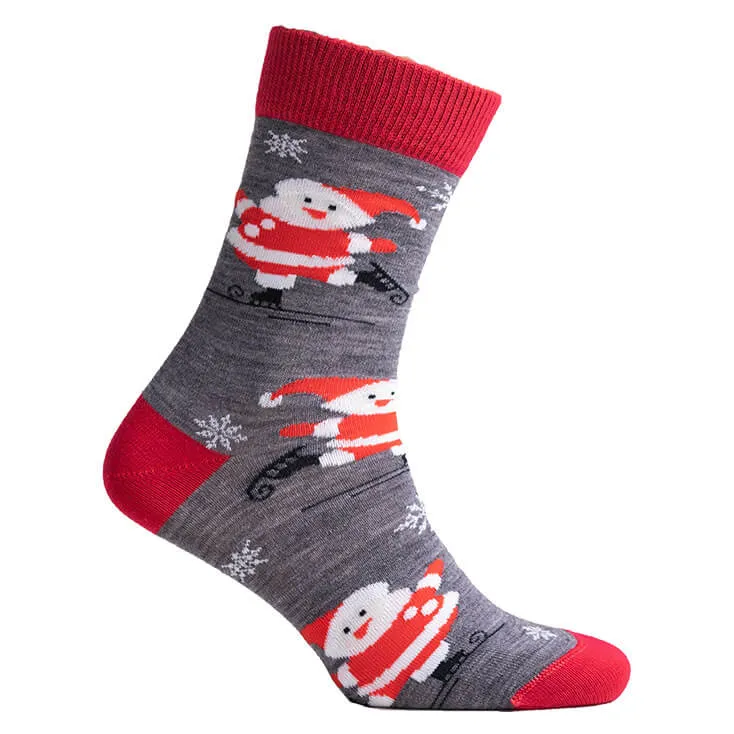 Ohuet merinovillasukat GreenGo Joulusukat 2 Ohuet merinovillasukat GreenGo Joulusukat 2