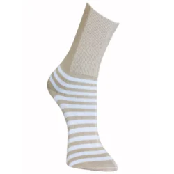 Kiristämättömät raitasukat Tesema Ohuet Bambusukat