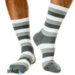 Kiristämättömät puuvillasukat - Raidat