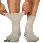 Kiristämättömät puuvillasukat - Mesh-neulos